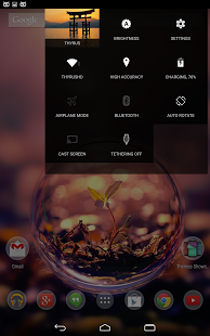 DarkMTRL ThyrusHolo CM11 Theme