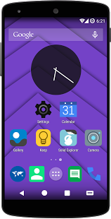 DarkOut Purple CM11 Theme