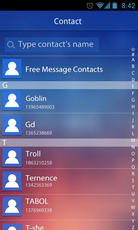 GO SMS Pro Fresh Theme EX