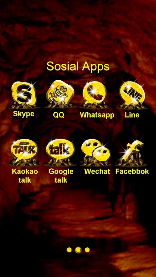 Gold Miner GO Launcher Theme