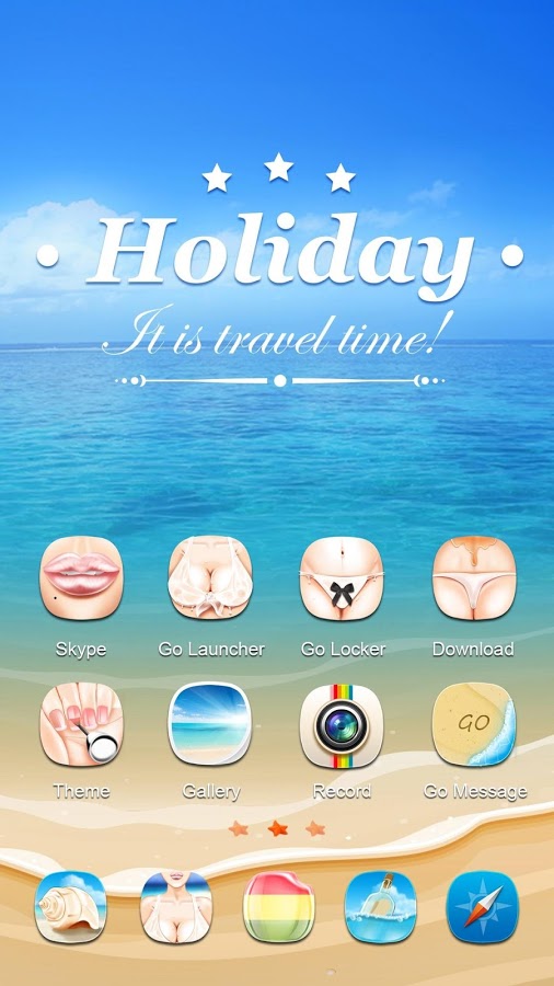 Holiday GO Launcher Theme