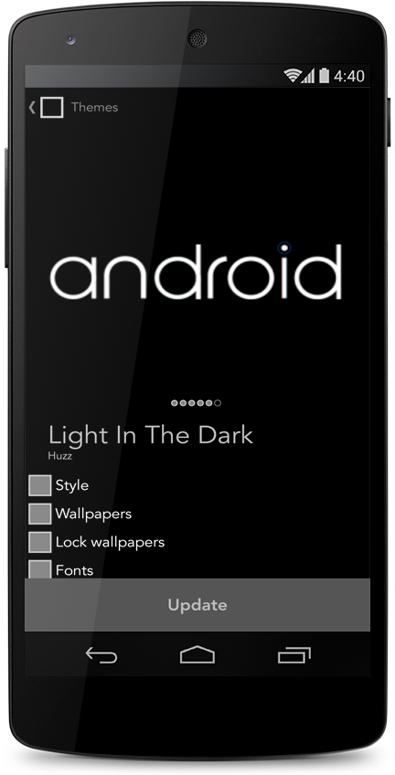 Light In The Dark CM 11 Theme