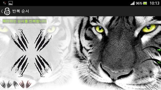 Lock Screen Tiger Sequence