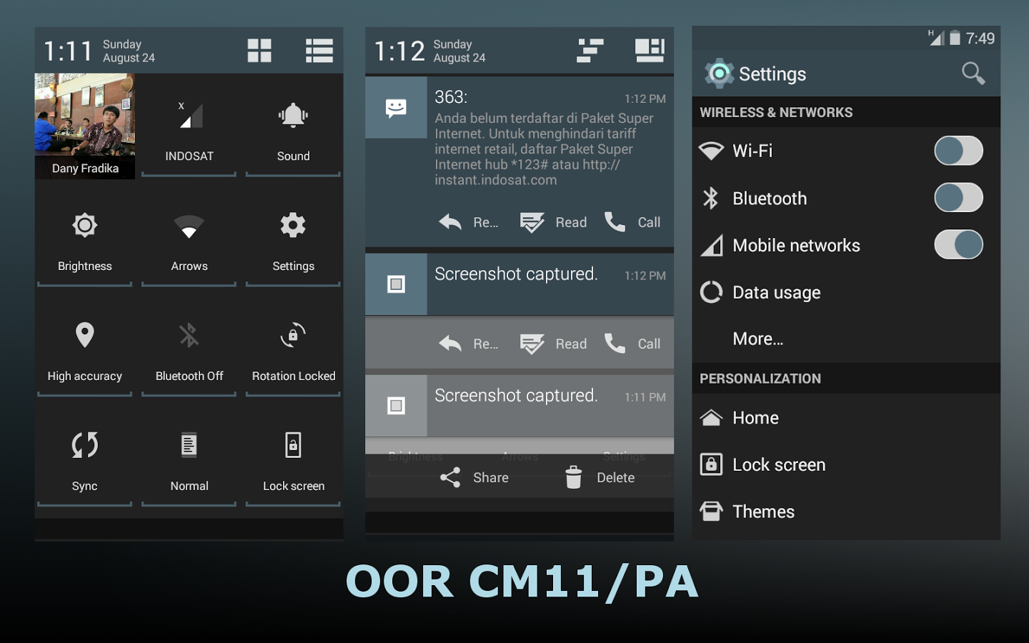 OOR CM11 / PA