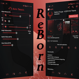 ReBorn Red - AOSP/CM Theme