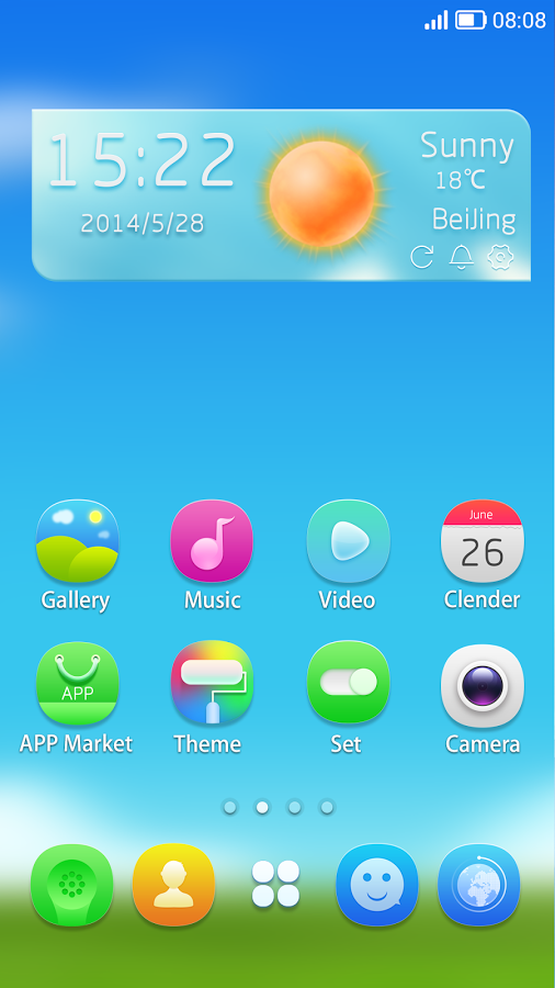 Young Feel GO Launcher Theme