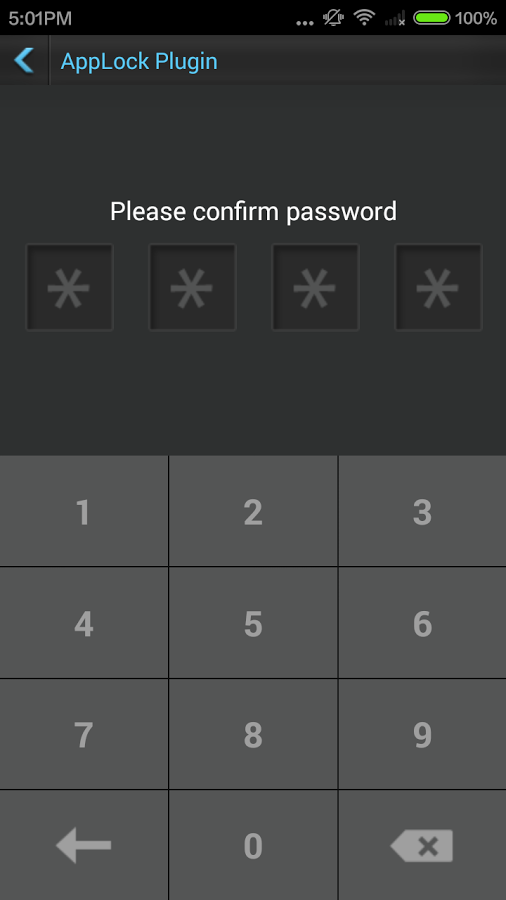 AppLock Plugin