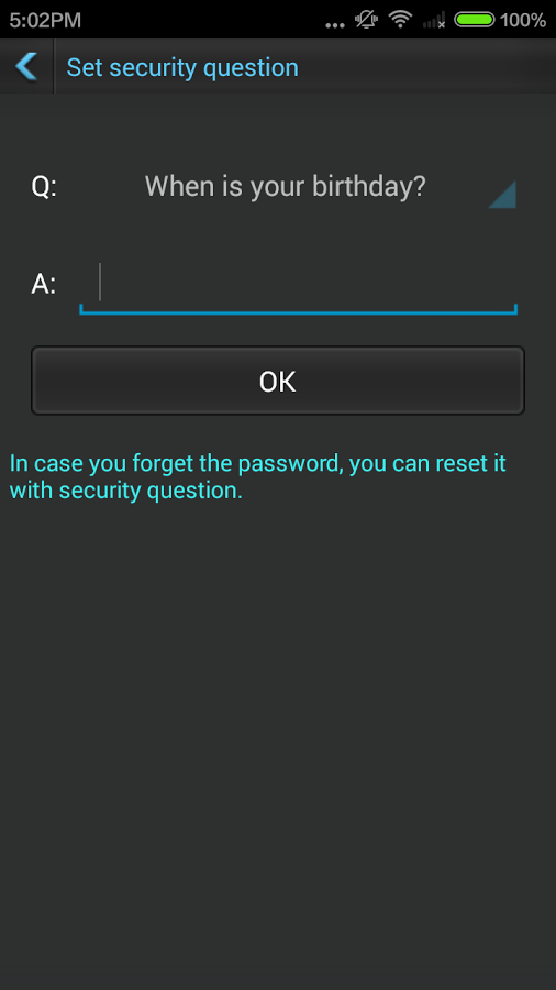 AppLock Plugin