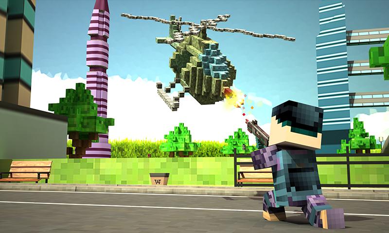 Blocky Copter in Compton (Mod Money)