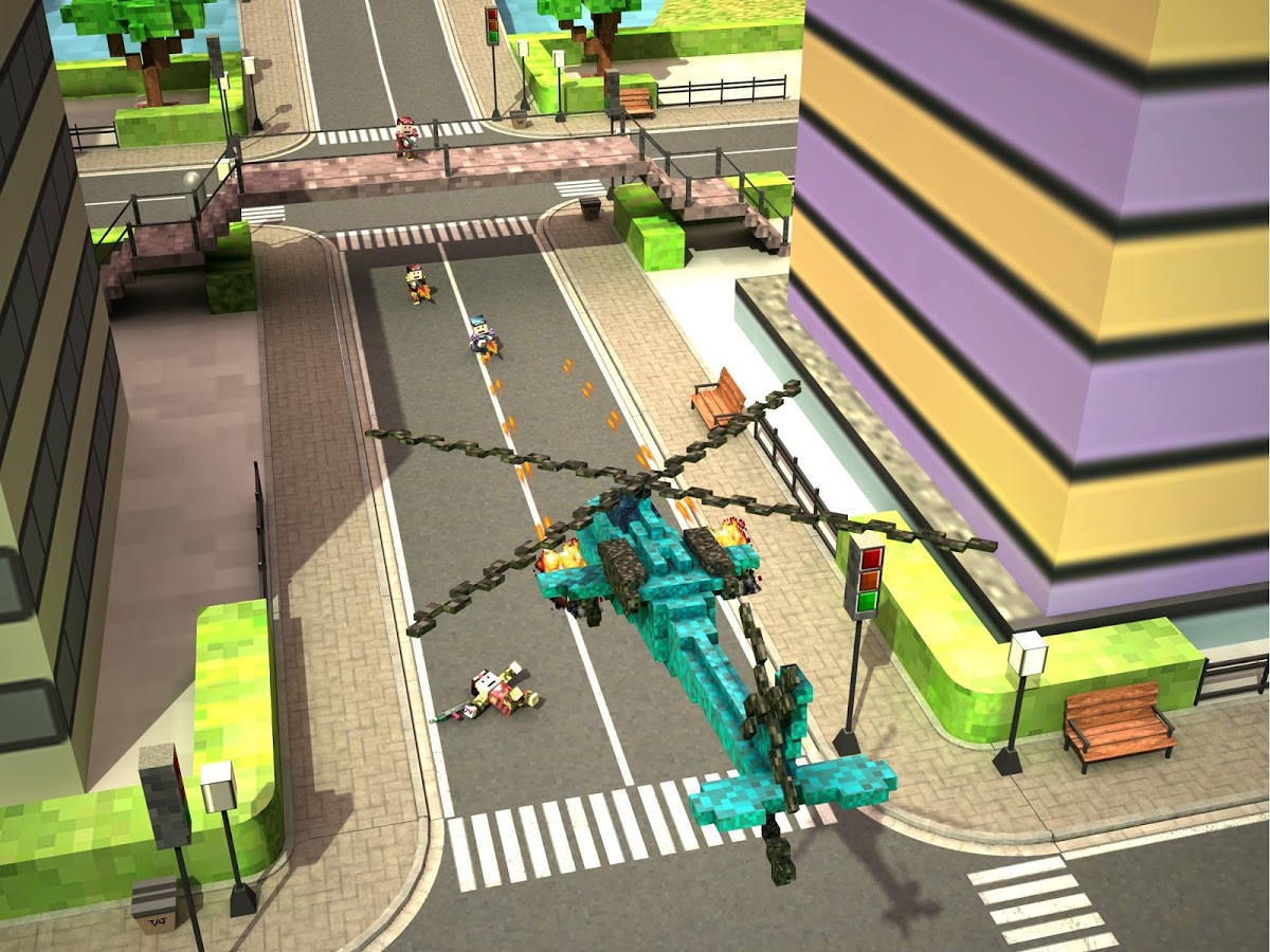 Blocky Copter in Compton (Mod Money)