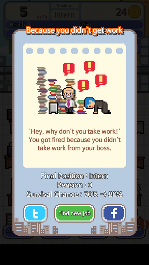 Don't get fired! (Mod)