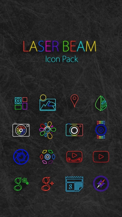 Laser Beam Icon Pack