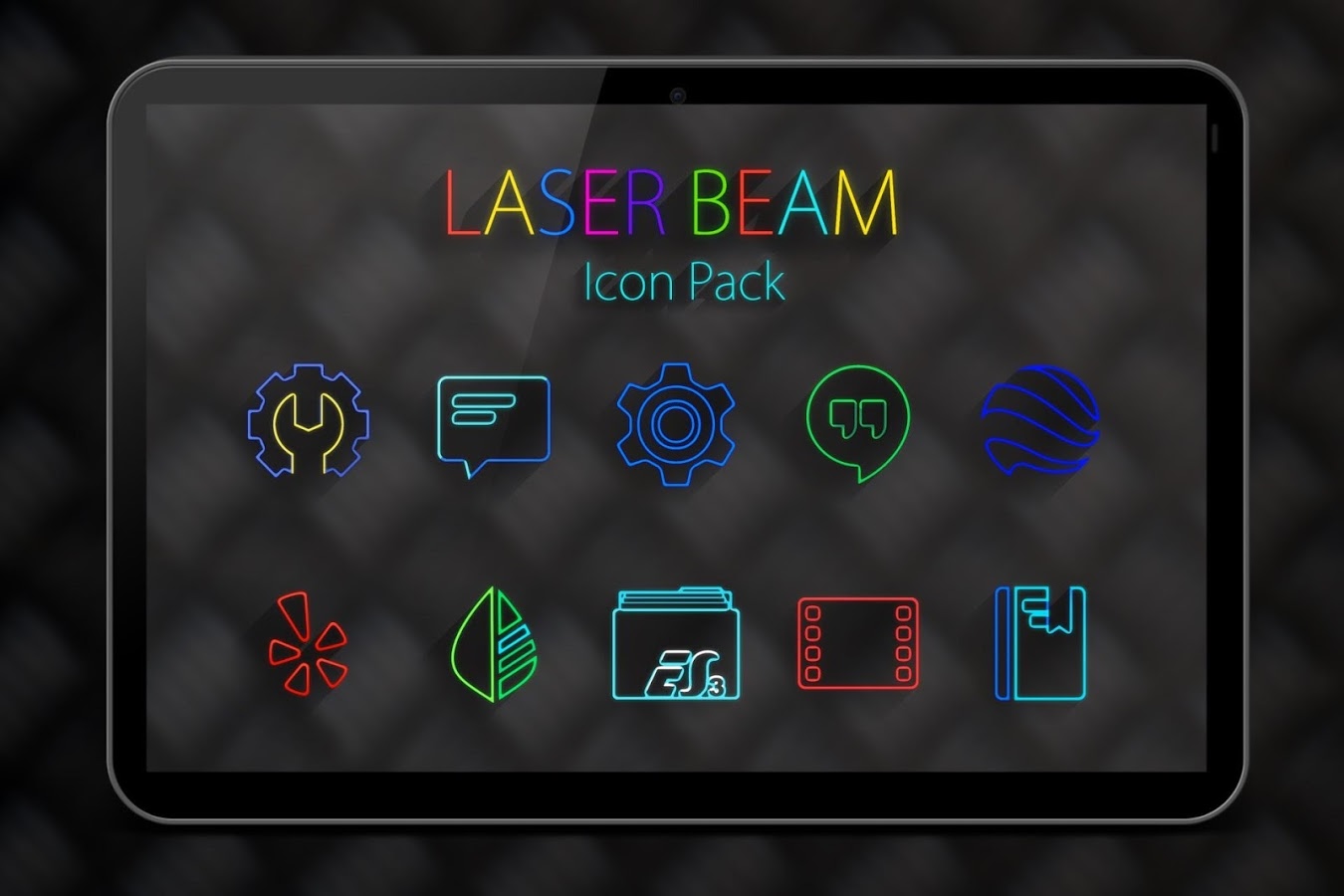 Laser Beam Icon Pack