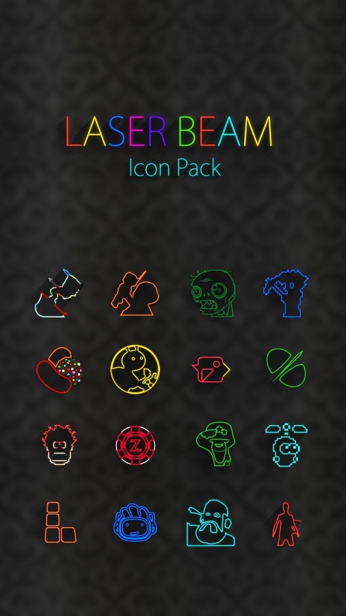 Laser Beam Icon Pack