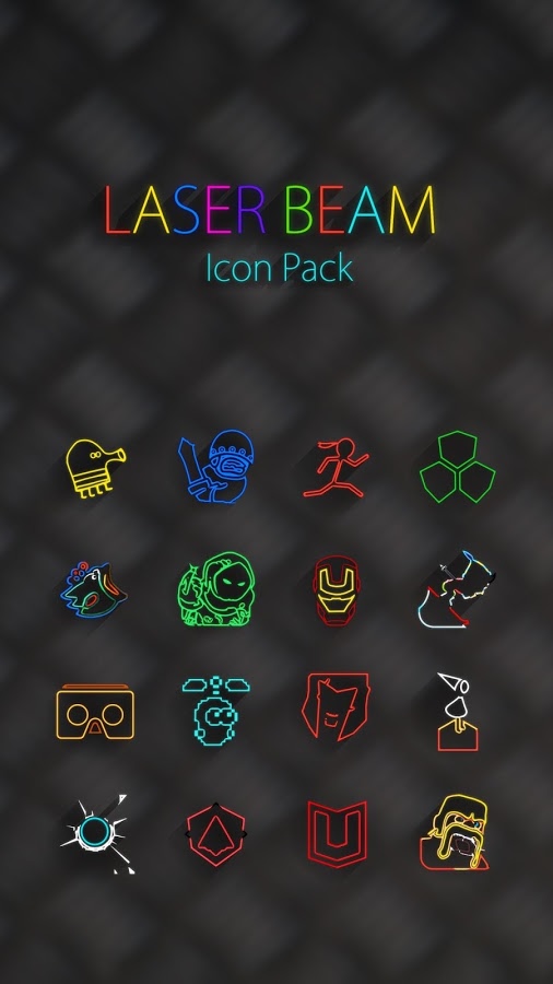 Laser Beam Icon Pack