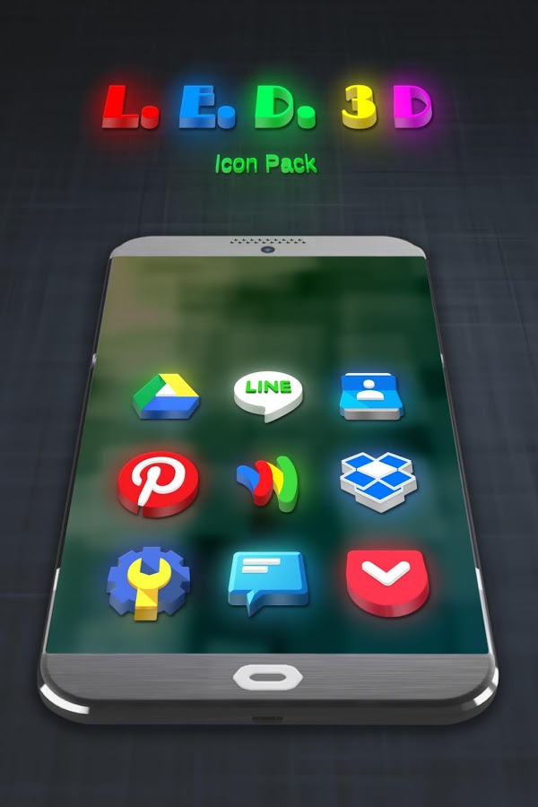 LED 3D Icon Pack