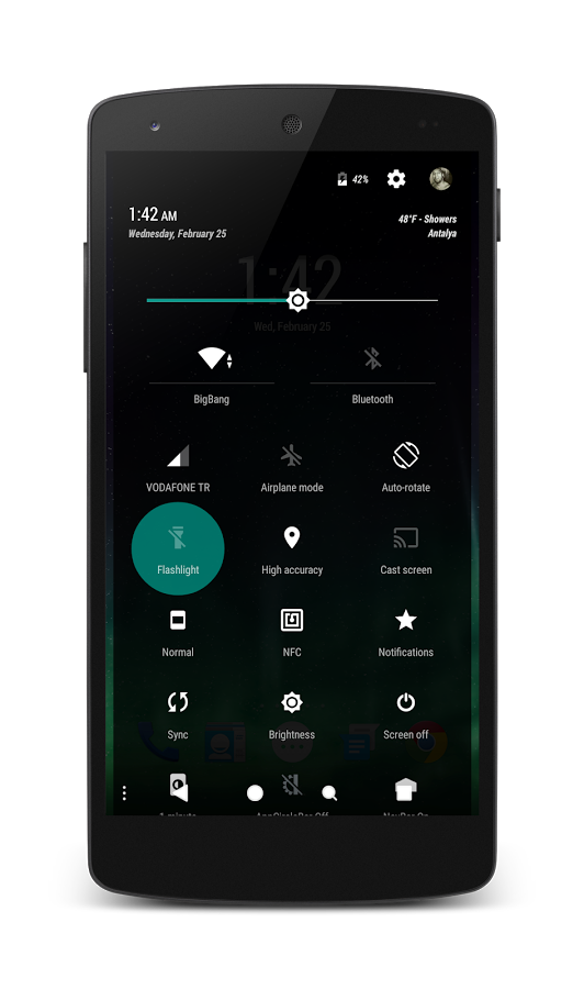 PitchBlack™(Emerald) CM12Theme