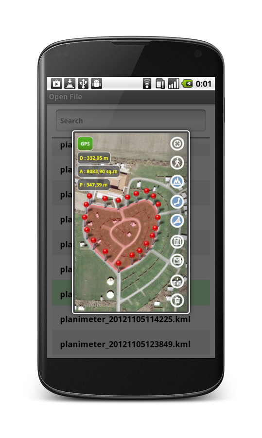 Planimeter - GPS area measure