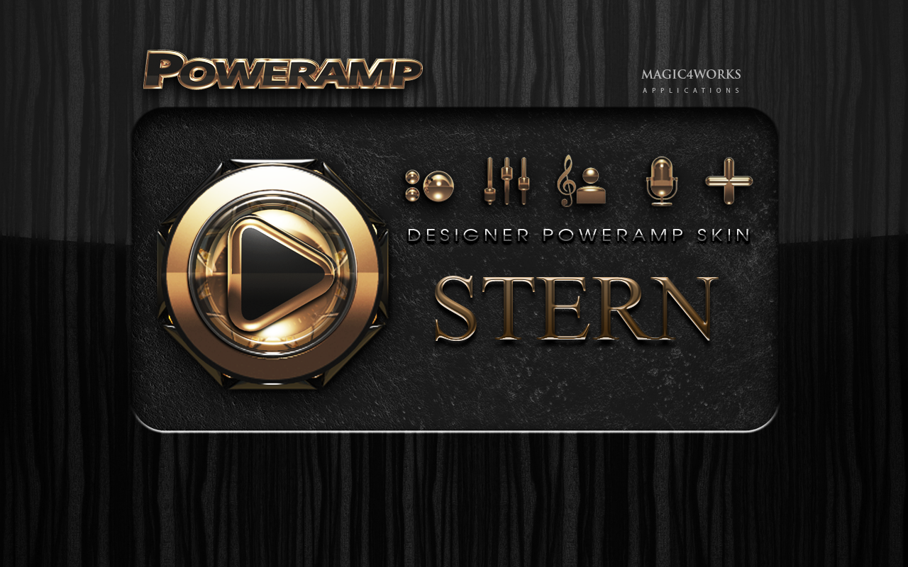 Poweramp skin Stern