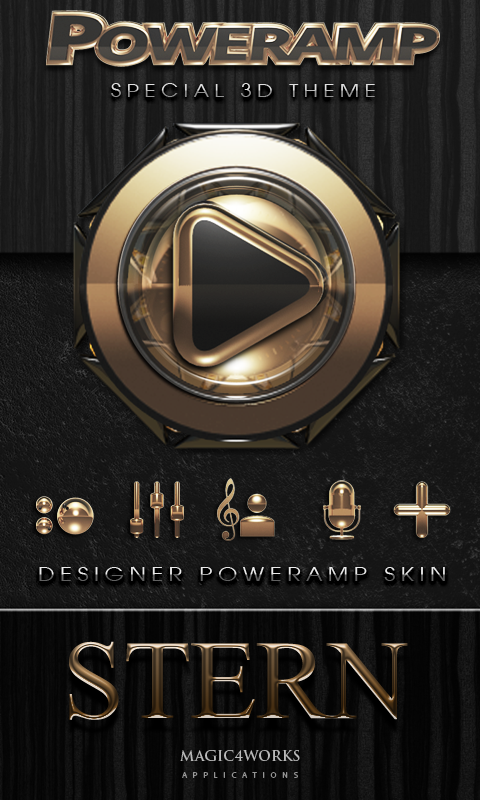 Poweramp skin Stern