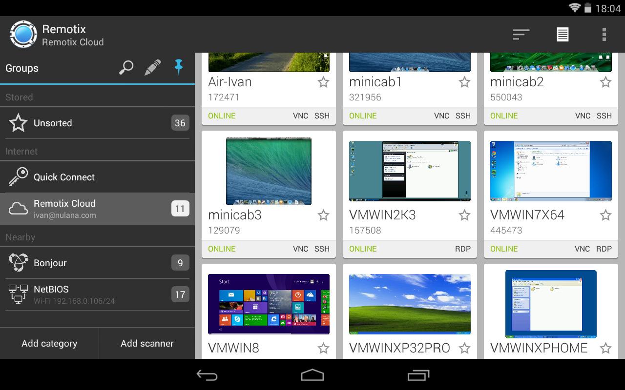 Remotix VNC RDP Remote Desktop