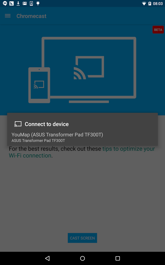 YouMap Chromecast Receiver