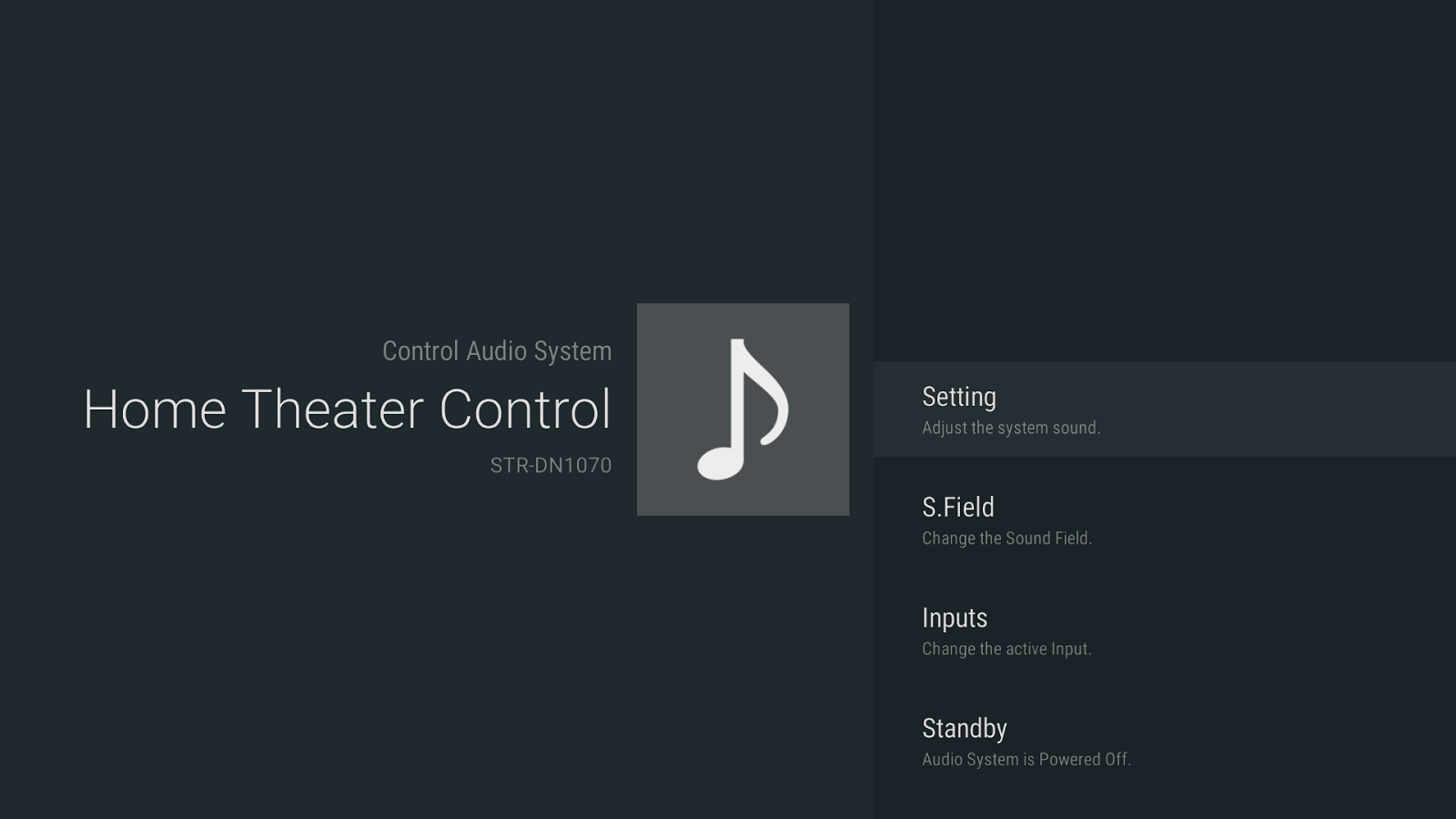 Home Theater Control