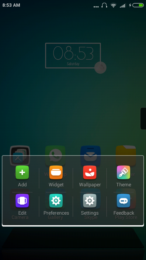 N Style Next Launcher Theme