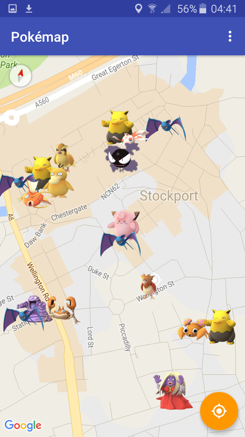 Pokemap - scan and alert