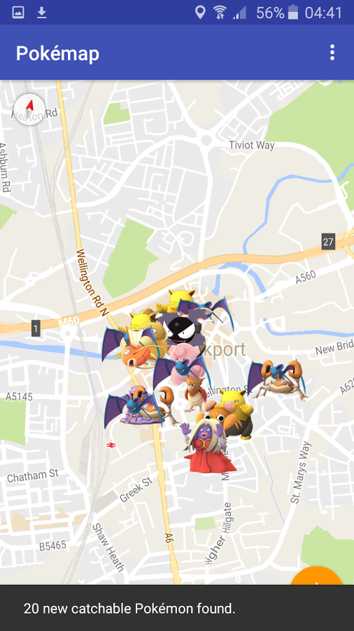 Pokemap - scan and alert