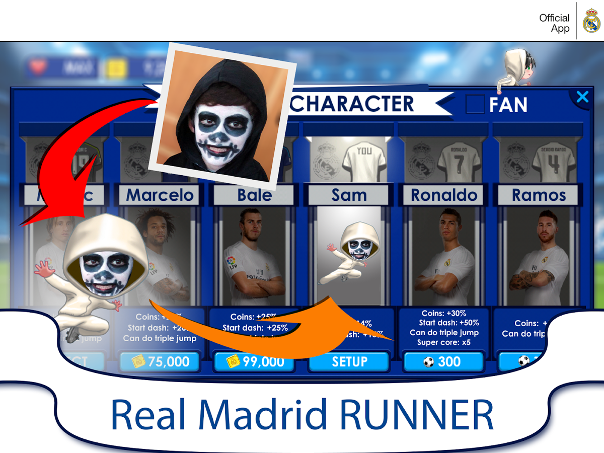 Real Madrid Runner (Mod Money)