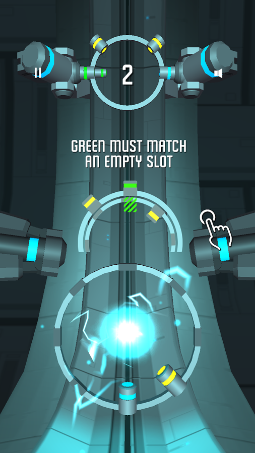 Spin Reactor: Fast Reaction Puzzle Game