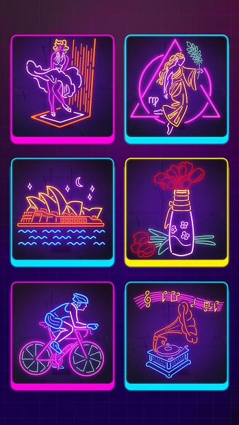 Neon Glow - 3D Color Puzzle Game [Mod]