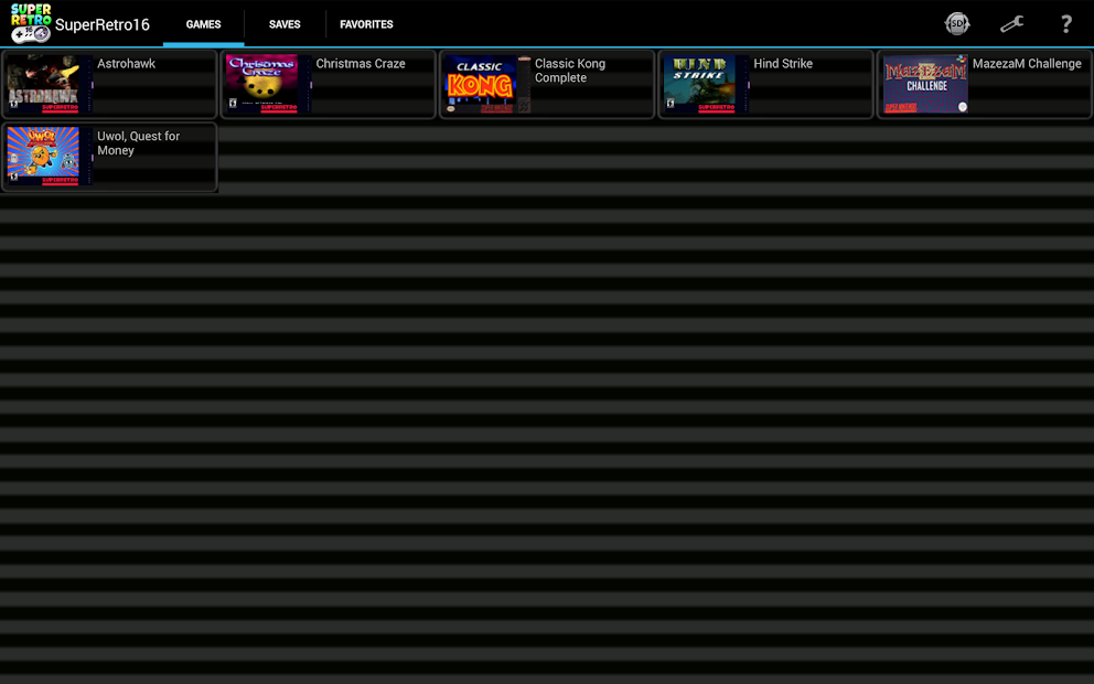 SuperRetro16 (SNES Emulator)
