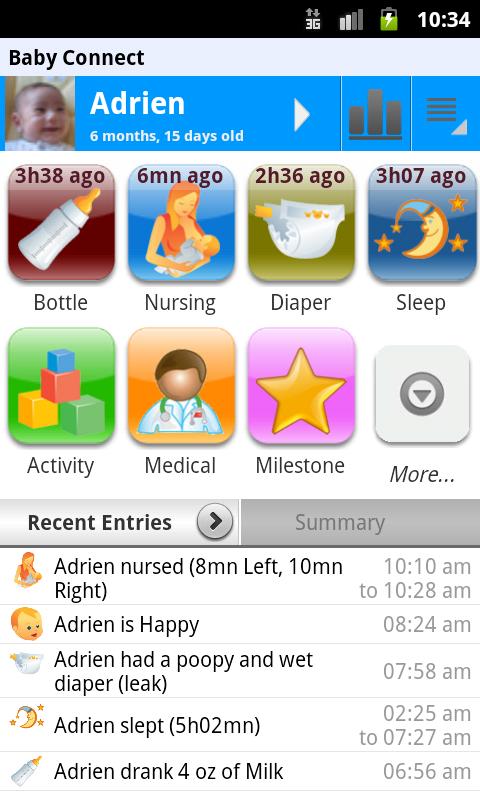 Baby Connect (activity logger)