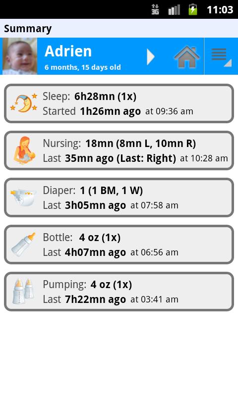 Baby Connect (activity logger)