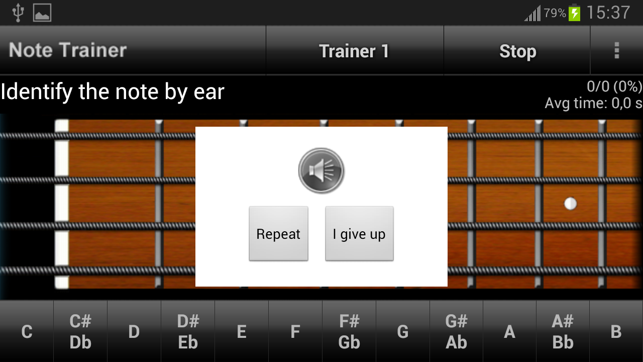 Bass Guitar Note Trainer