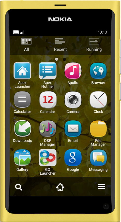 Belle Multi Launcher theme