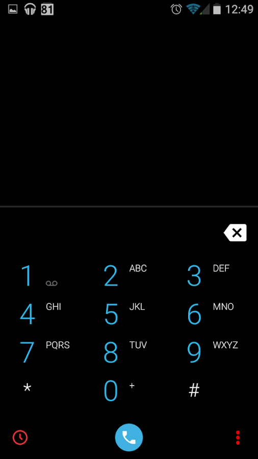 Black N Blue CM11 Theme