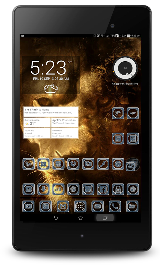 BlueDenim Icons-CM11&Launchers