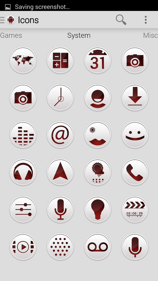 Clean Red - Icon Pack