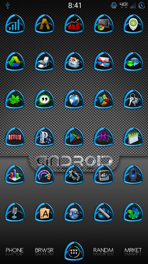 Cobalt Achilles Icon Pack