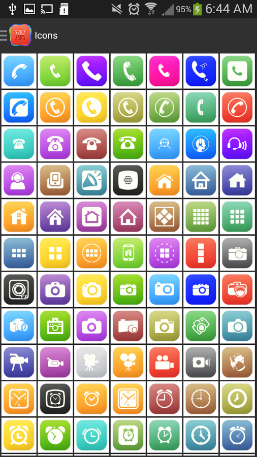 FLAT Multi Launcher Icon Pack