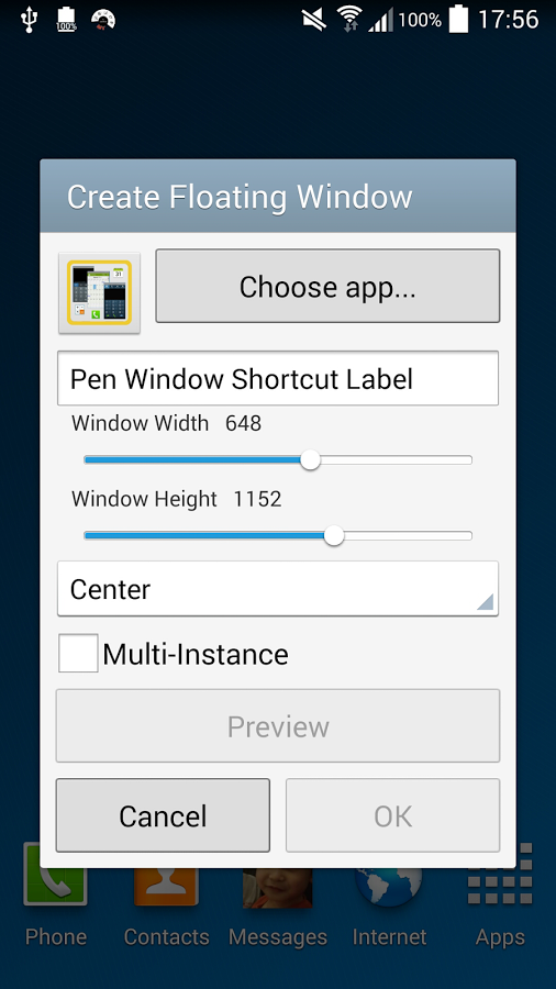 Floating Window Shortcuts