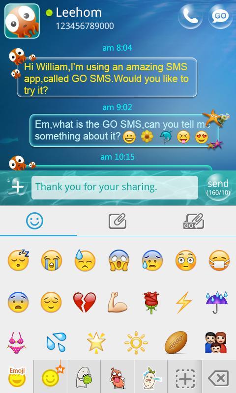 GO SMS Pro Emoji Plugin