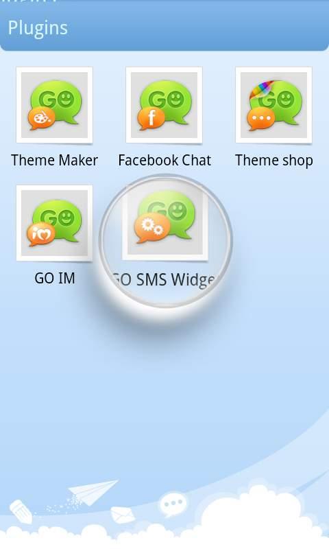 GO SMS Pro Theme Maker plug-in