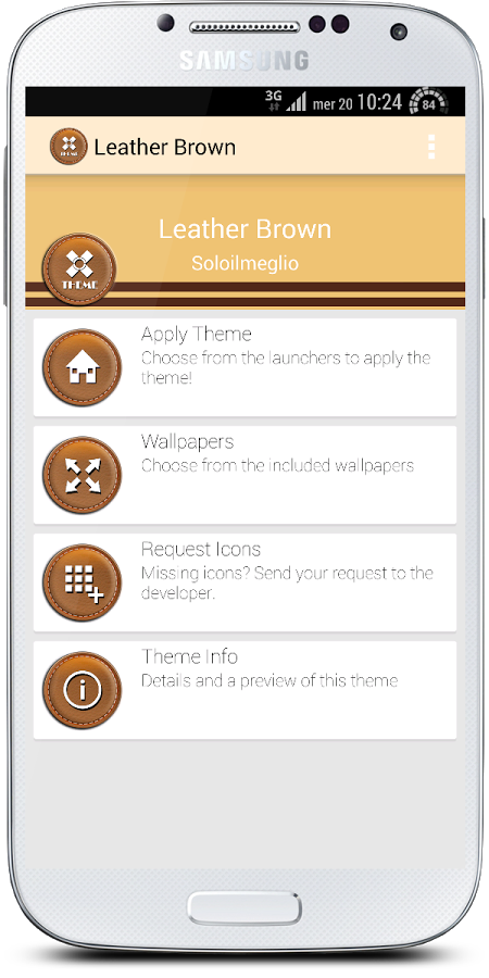 Leather Brown Theme