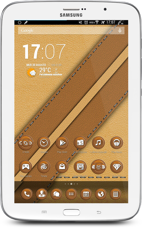 Leather Brown Theme