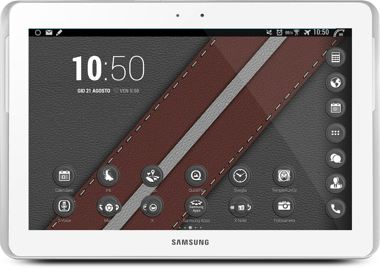 Leather Grey Theme