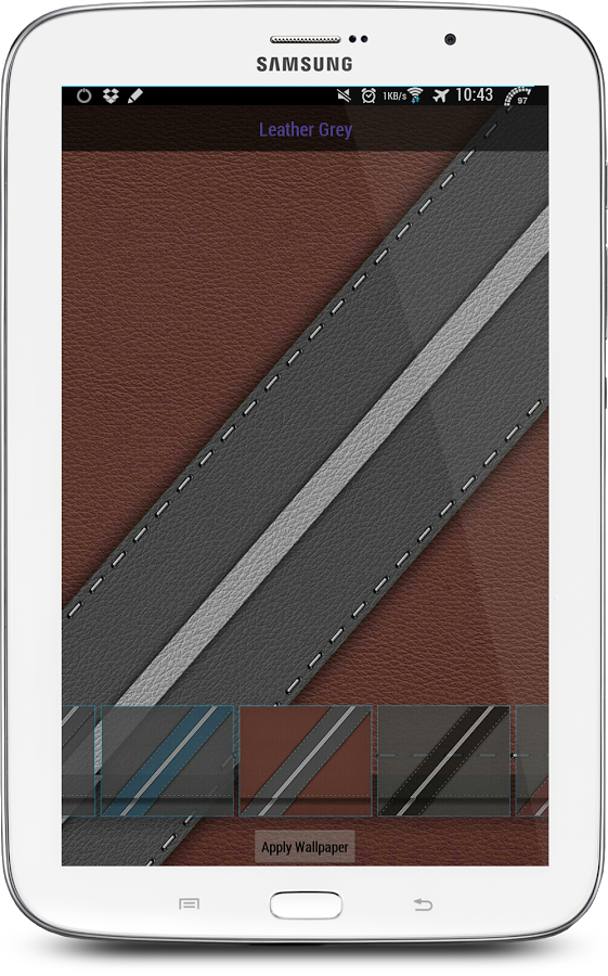 Leather Grey Theme